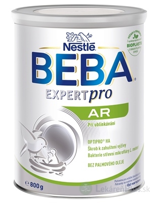 BEBA EXPERT pro AR špeciálna výživa dojčiat pri odgrckávaní (od narodenia) 1x800 g