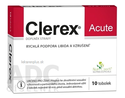 Clerex Acute cps, pre ženy, 1x10 ks