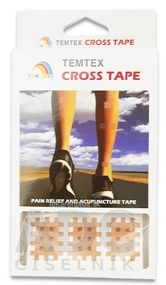 TEMTEX CROSS TAPE A type krížové tejpy 1x180 ks