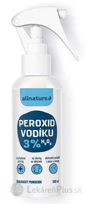 Allnature PEROXID VODÍKA 3% 1x500 ml