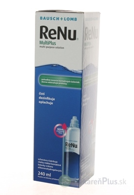 ReNu MultiPlus roztok na kontaktné šošovky (modrý) 1x240 ml