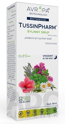 AVROPA TussinPharm bylinný sirup 1x200 ml