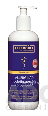 ALLERGIKA LIPOLOTIO UREA 5% 1x500 ml