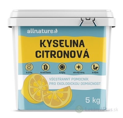 Allnature KYSELINA CITRÓNOVÁ 1x5 kg