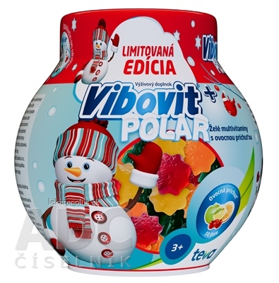 VIBOVIT+ POLAR želé multivitamíny s ovocnou príchuťou 1x200 g