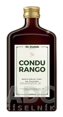 Dr.Svatek CONDURANGO sladové víno na žalúdok 1x500 ml