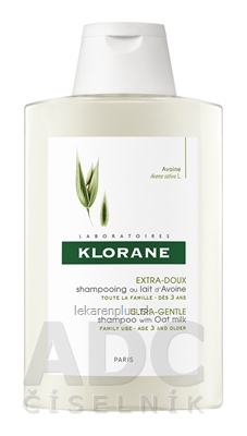 KLORANE SHAMPOOING AU LAIT DAVOINE šampón s ovseným mliekom 1x200 ml