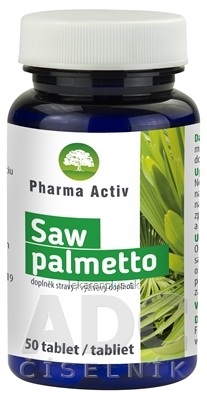 Pharma Activ Saw palmetto tbl (inov.2020) 1x50 ks