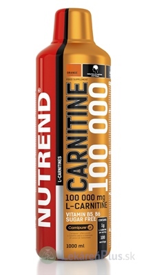 NUTREND CARNITINE 100 000 nápoj, príchuť pomaranč 1x1000 ml