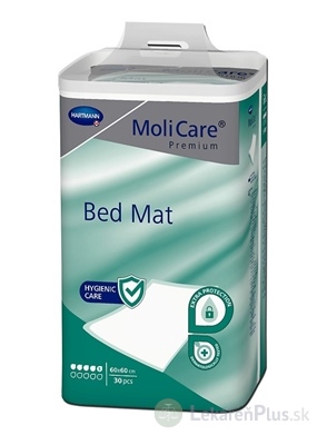 MoliCare Premium Bed Mat 5 kvapiek 60x60 cm absorpčné podložky (inov.2020) 1x30 ks