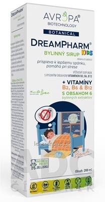 AVROPA DreamPharm KIDS bylinný sirup 1x200 ml