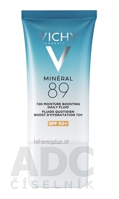 VICHY MINERAL 89 72H MOISTURE BOOSTING DAILY FLUID posilňujúci denný fluid pre podporu hydratácie, s ochranným faktorom SPF 50+, 1x50 ml