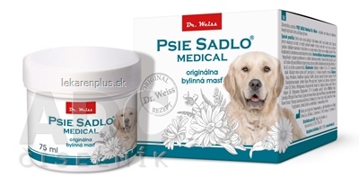 PSIE SADLO Medical Dr. Weiss originálna bylinná masť 1x75 ml