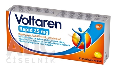 Voltaren Rapid 25 mg cps mol (blis.PVC/PVDC/Al) 1x10 ks