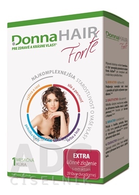 DonnaHAIR Forte cps (1 mesačná kúra) 1x30 ks