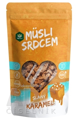 topnatur Müsli srdcom Slaný karamel 1x350 g