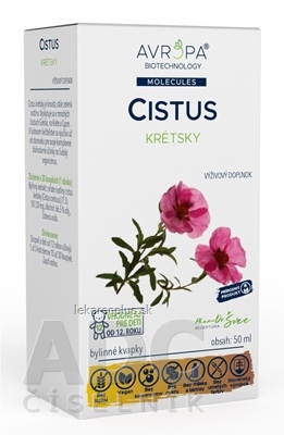 AVROPA Cistus krétsky bylinné kvapky 1x50 ml