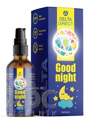 DELTA DIRECT Good Night ŠKORICA sprej, nano (100 denných dávok) 1x30 ml