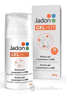 Jadon GEL HOT hrejivý gél s kostihojom a CBD 1x100 g