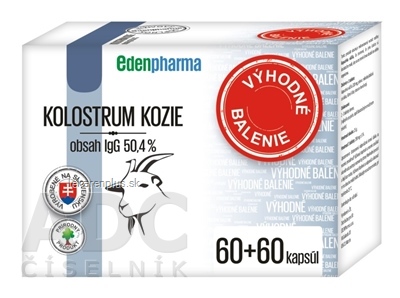 EDENPharma KOLOSTRUM KOZIE cps výhodné balenie 2x60 ks (120 ks)