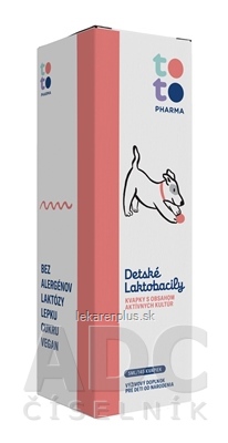 TOTO Detské Laktobacily kvapky s obsahom aktívnych kultúr 1x5 ml