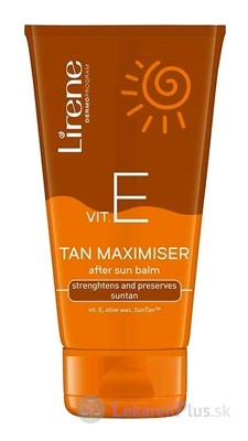 Lirene TAN MAXIMISER vit.E after sun BALM mlieko po opaľovaní s vitamínom E 1x150 ml