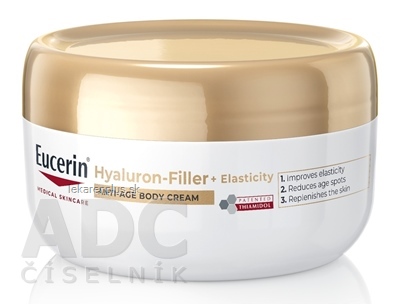 Eucerin HYALURON-FILLER+ELASTICITY Telový krém anti-age 1x200 ml