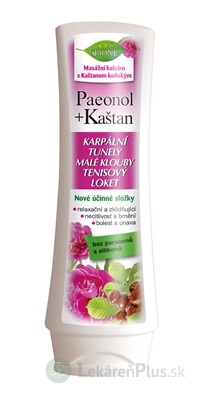 BC BIO Masážny balzam Paeonol + Pagaštan bylinný balzam - karpálne tunely 1x130 ml