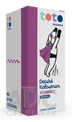 TOTO Detské Kolostrum 500 mg + Vitamín C 40 mg cps 1x60 ks