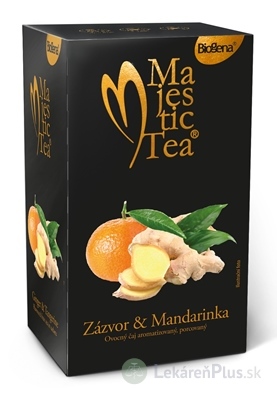 Biogena Majestic Tea Zázvor & Mandarinka ovocný čaj 20x2,5 g (50 g)