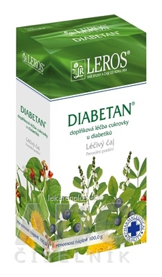 LEROS DIABETAN spc (rezaná čajovina) 1x100 g