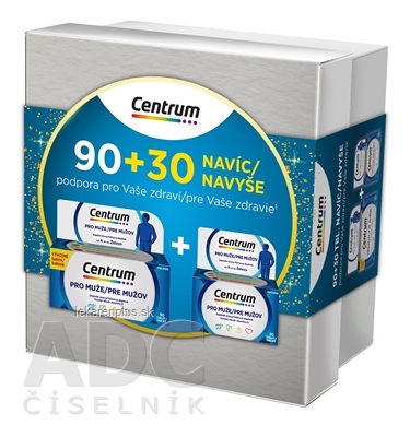 Centrum pre mužov (darčekové balenie) tbl 90+30 navyše (120 ks), 1x1 set