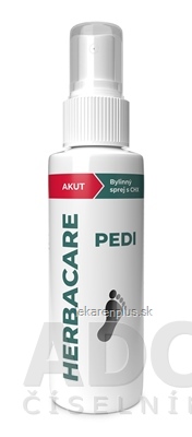 HERBACARE PEDI AKUT bylinný sprej s CHX (0,12%) 1x240 ml