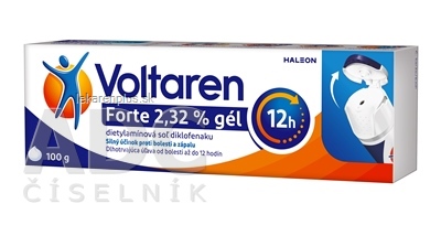 Voltaren Forte 2,32 % gél gel (tuba LDPE/Al/LLDPE/HDPE/Antiblock Masterbatch s odkláp.uzáver.) 1x100 g