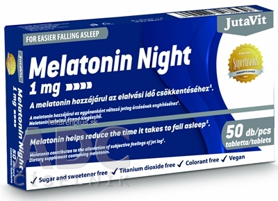 JutaVit Melatonín Night 1 mg tbl 1x50 ks