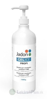 Jadon GEL ICE Profi chladivý gél s kostihojom, mentolom a CBD 1x1000 g