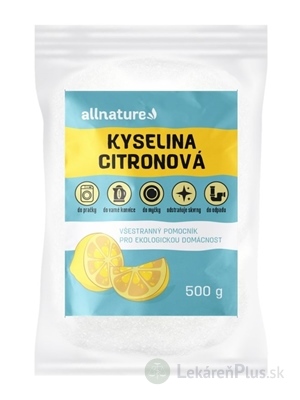 Allnature KYSELINA CITRÓNOVÁ 1x500 g