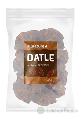 Allnature DATLE sušené, bez kôstky 1x1000 g