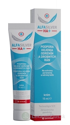 ALFASILVER HA+ krém na ošetrenie rán 1x15 ml