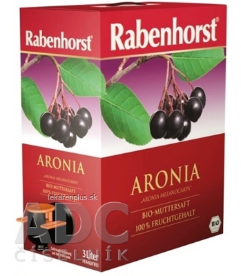 Rabenhorst Arónia 100% šťava Bio 1x3 l