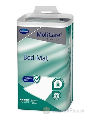 MoliCare Premium Bed Mat 5 kvapiek 60x90 cm absorpčné podložky 1x30 ks