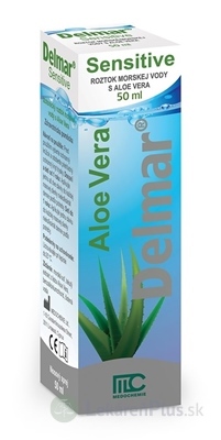 Delmar Sensitive nosový sprej s Aloe Vera 1x50 ml