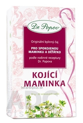 Dr. Popov Bylinný čaj DOJČIACA MAMIČKA nálevové vrecúška 20x1,5 g (30 g)