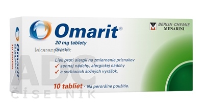 Omarit tbl 20 mg (blis.PA/Al/PVC/Al) 1x10 ks