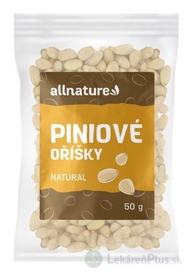 Allnature PÍNIOVÉ ORIEŠKY NATURAL 1x50 g