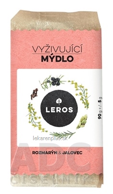 LEROS VYŽIVUJÚCE MYDLO ROZMARÍN & BORIEVKA tuhé mydlo 1x90 g