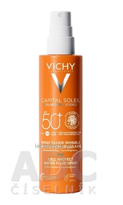 VICHY CAPITAL SOLEIL Fluidný sprej SPF50+ vodeodolný sprej s ochranným faktorom 1x200 ml