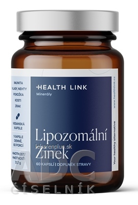 HEALTH LINK Lipozomálny zinok cps 1x60 ks