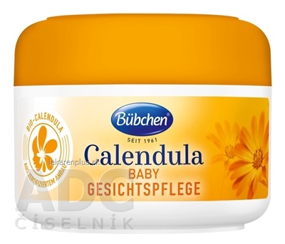 BUBCHEN Calendula BABY KRÉM NA TVÁR s nechtíkom 1x75 ml