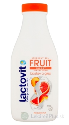 Lactovit FRUIT Energy Sprchový gél broskyňa a grep 1x500 ml